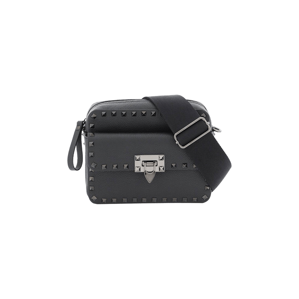 【Valentino】ROCKSTUD ZIP UP MESSENGER BAG◆6Y2B0704TED Valentino Garavani Garavani Rockstud Zip-up Messenger Bag In