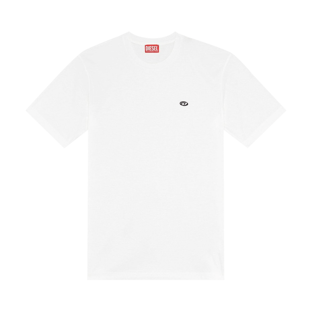 Buy Diesel Oval Patch T-Shirt 'White' - A03819 0AIJU 141 | GOAT