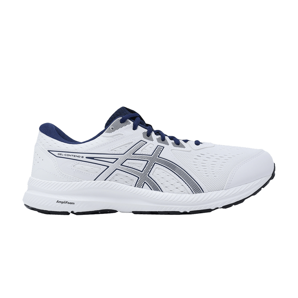 Asics Gel Contend 8 White Blue Expanse