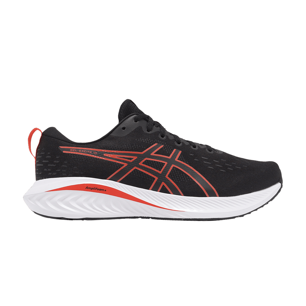 Asics Gel Excite 10 4E Wide Black True Red