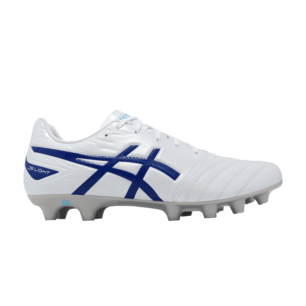 Asics DS Light Club 2E Wide White Tuna Blue