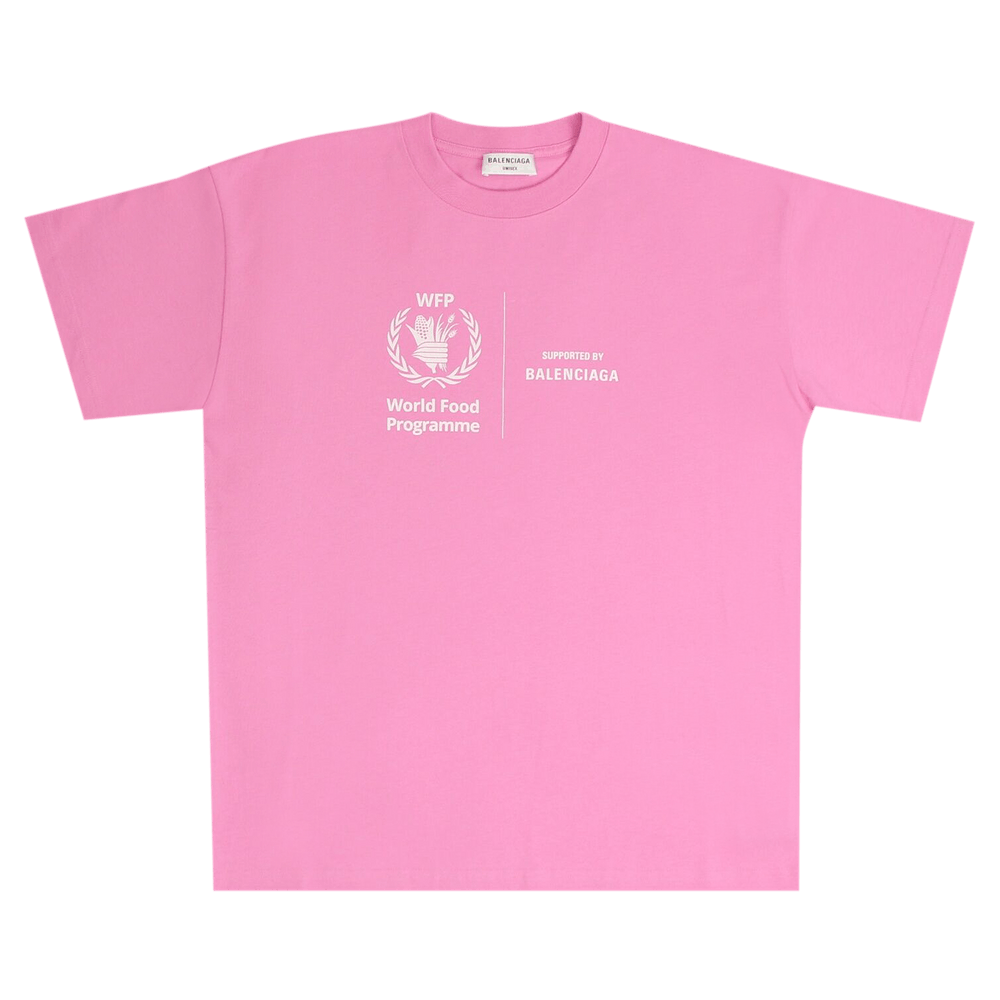 Buy Balenciaga WPF T Shirt Pink White 612965 THV84 5621 GOAT
