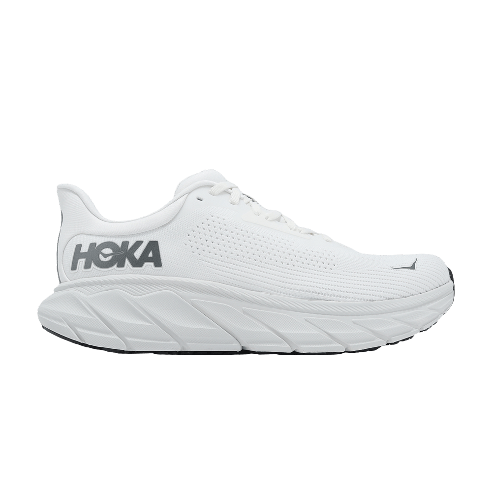 Hoka Arahi 7 2e Wide Blanc De Blanc Steel Wool