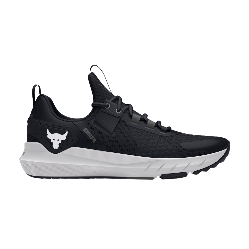 Under Armour Project Rock BSR Shoes Men\'s 9.5 Black White Training 3027344-001 Fitness shoes Under Armour UA Project Rock BSR 4-BLK  main image 4