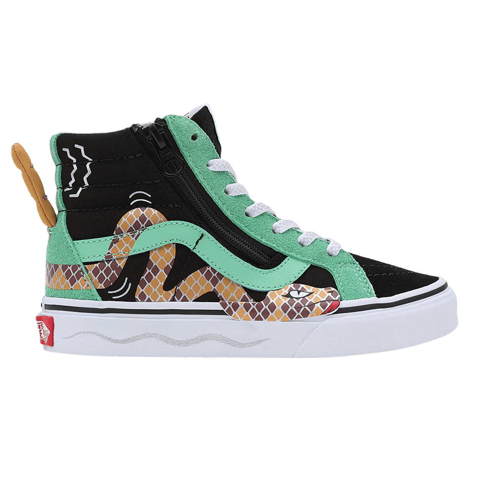 Buy Vans Sk8-Hi Reissue Side Zip Kids 'Snake' - VN0007P3203