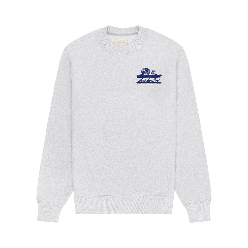 Buy Aimé Leon Dore Unisphere Crewneck Sweatshirt 'Silver Mix