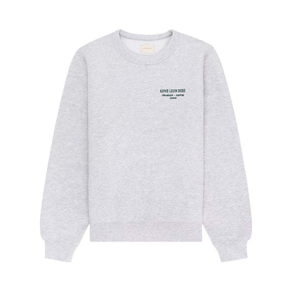Buy Aimé Leon Dore Artiste Crewneck Sweatshirt 'Silver Mix Buy Aimé Leon Dore Artiste Crewneck Sweatshirt 'Silver Mix