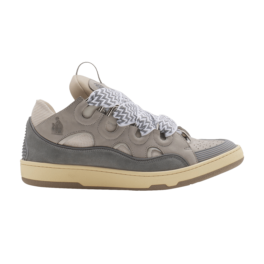 Buy Lanvin Curb Sneakers 'Grey Ivory' - FM SKRK11 DRAG