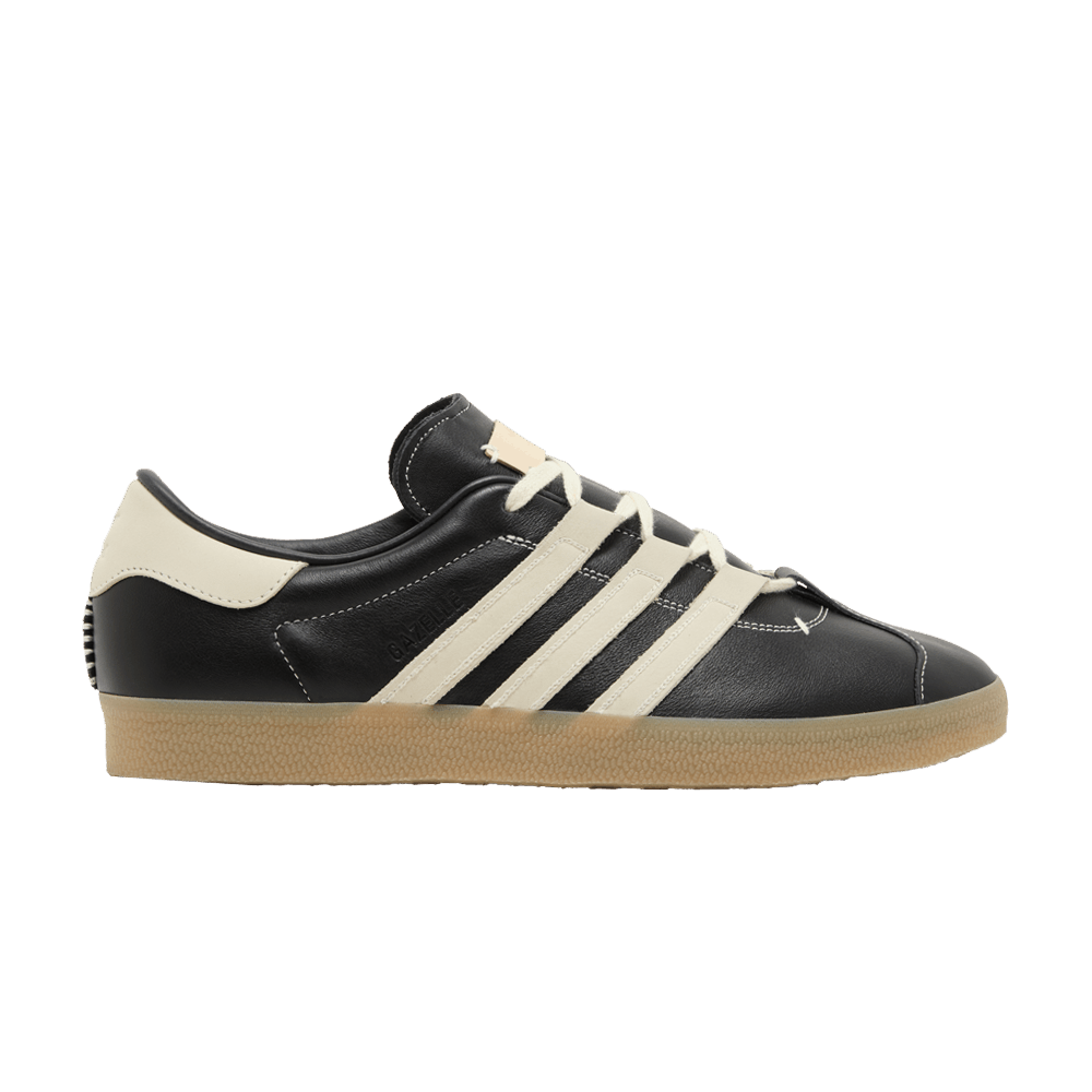 White adidas gazelle leather best sale