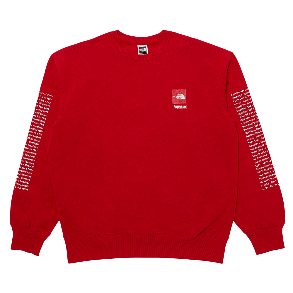 Buy Supreme x The North Face Crewneck 'Red' - SS24SW2 RED 