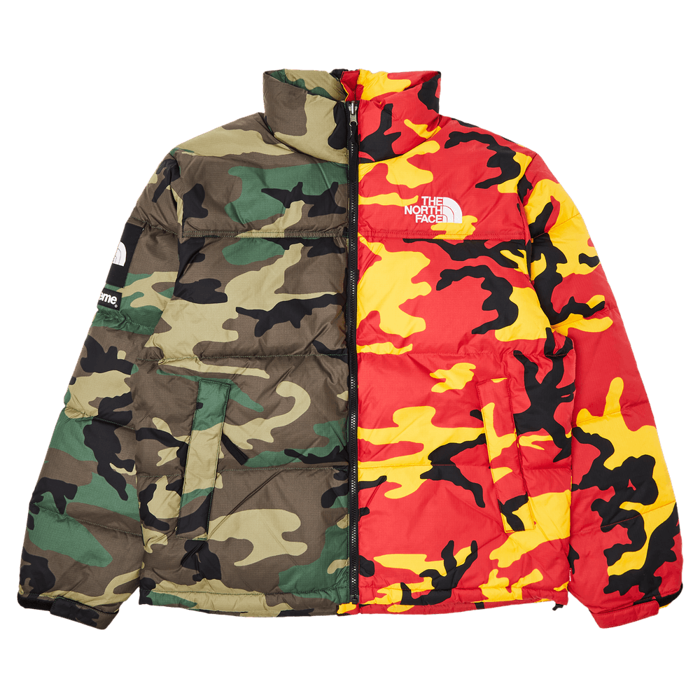 Buy Supreme x The North Face Split Nuptse Jacket Camo SS24J60 CAMO GOAT CA