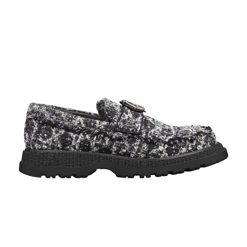 size 44eu 11 US Dior Buffalo Loafer Cannage Tweed Navy Blue Dior Dior Buffalo Loafer | REVERSIBLE main image 4