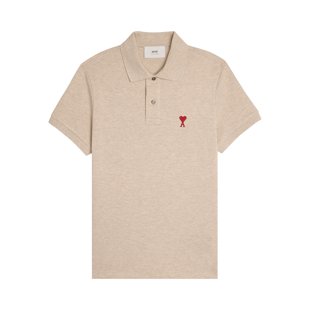 Buy Ami Polo Shirt II 'Heather Light Beige' - UPL001 760 2712 | GOAT
