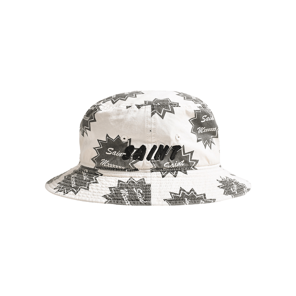 最安挑戦！ Bucket Saint Michael Saint Buy Hat 064 0000 A23 SM - 'White' 帽子
