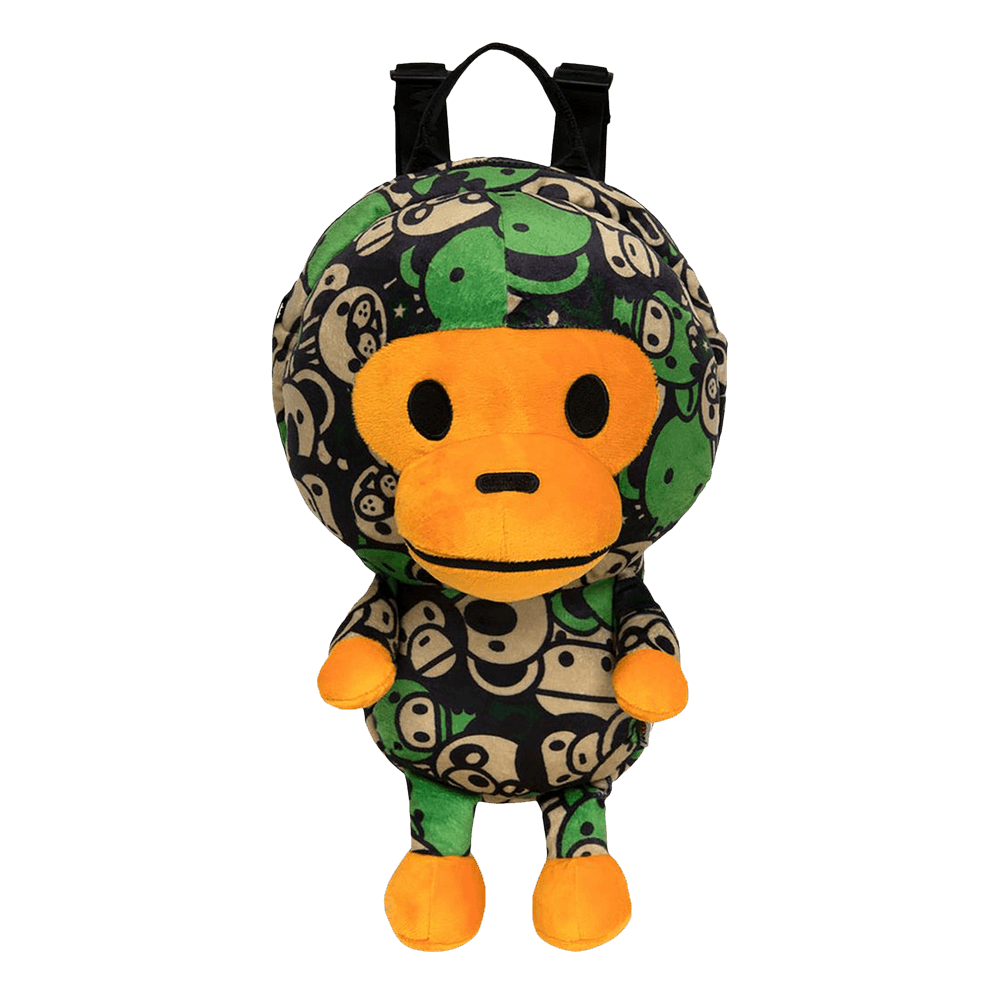 Buy BAPE Baby Milo Plush Backpack 'Green' - AK20 189 004