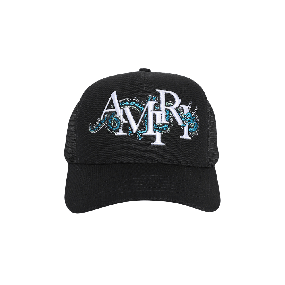 Buy Amiri CNY Dragon Trucker 'Black' - PS24MAH034 BLAC | GOAT