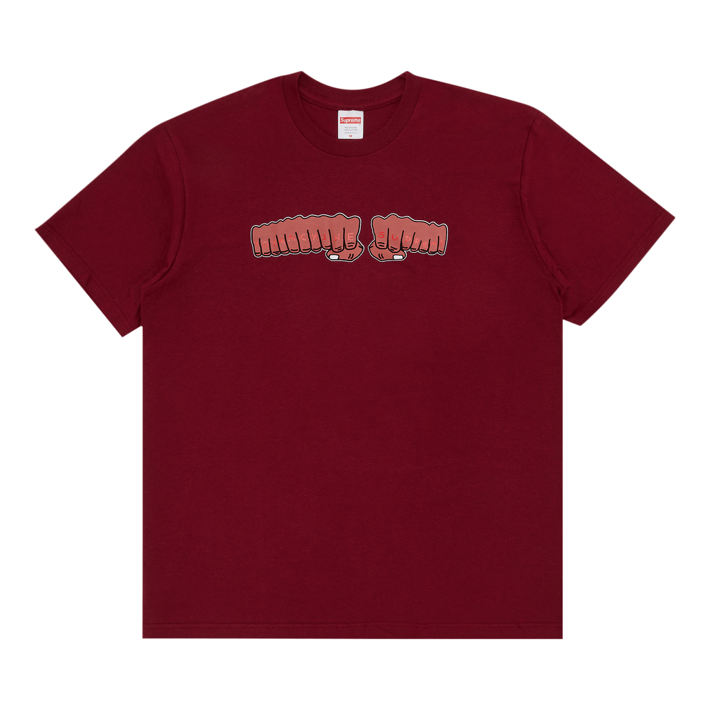 Buy Supreme x Toy Machine Fist Tee 'Cardinal' - SS24T3