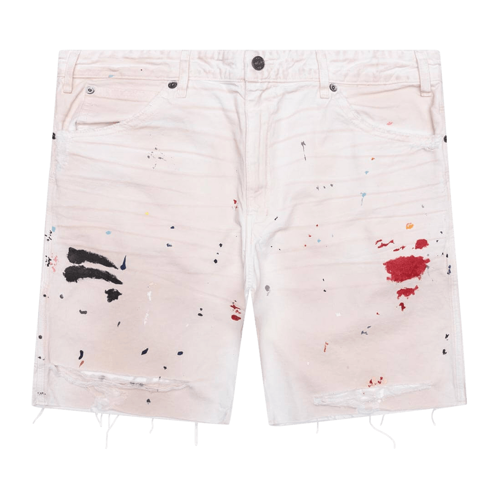 Gallery Dept. Flea Carpenter Shorts White Paint Price in India