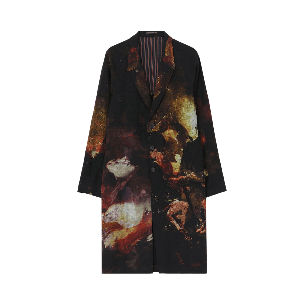 Buy Yohji Yamamoto Pour Homme I-Designed Long Jacket 'Black' - HS
