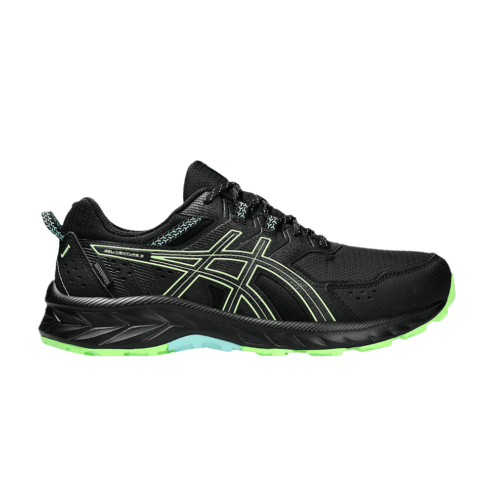 Asics Gel Venture 9 Waterproof Black Illuminate Green