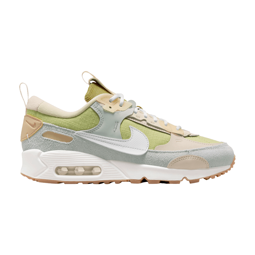 Wmns Air Max 90 Futura 'buff Gold Light Silver'