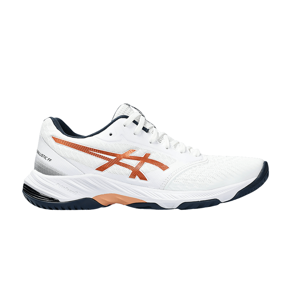 Asics Netburner Ballistic FF 3 White Pure Bronze