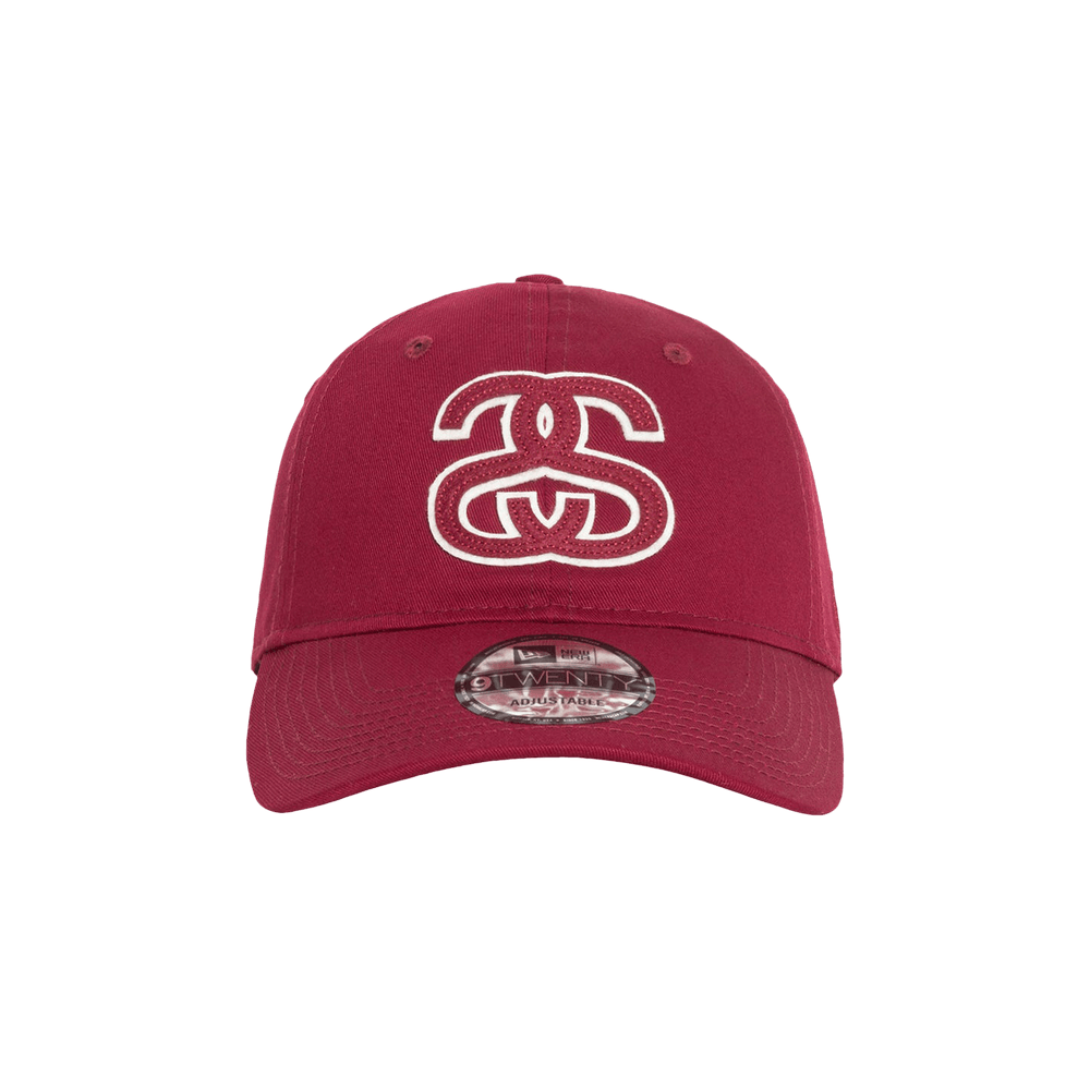 無料発送 Buy Stussy New Era 9Twenty SS Appliqué Hat 'Burgundy 帽子