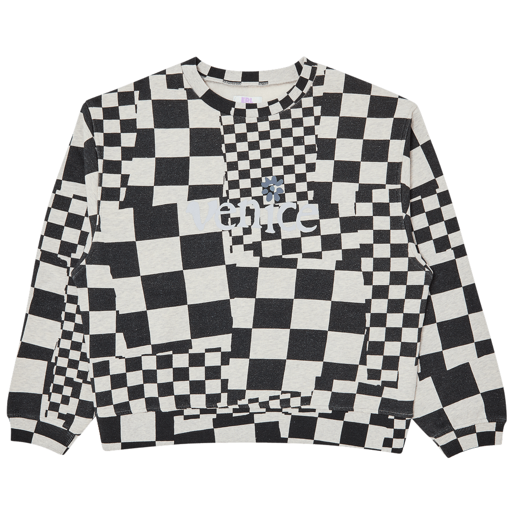ERL Venice Checked Sleeveパーカー Venice Checker Sleeve Hoodie Black – Above The Clouds