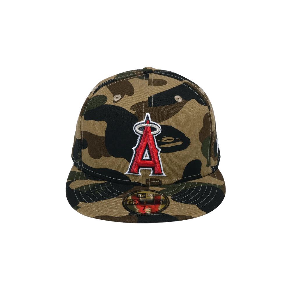 APE BAPE KAWS MLB ANGELS NEW ERA キャップ A BATHING APE（アベイシングエイプ）の「BAPE XLB X NEW ERA