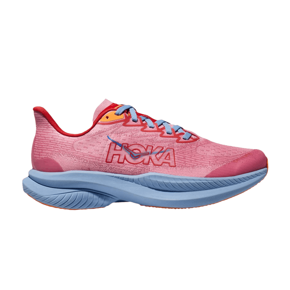 Hoka Mach 6 Kids Peony Cerise