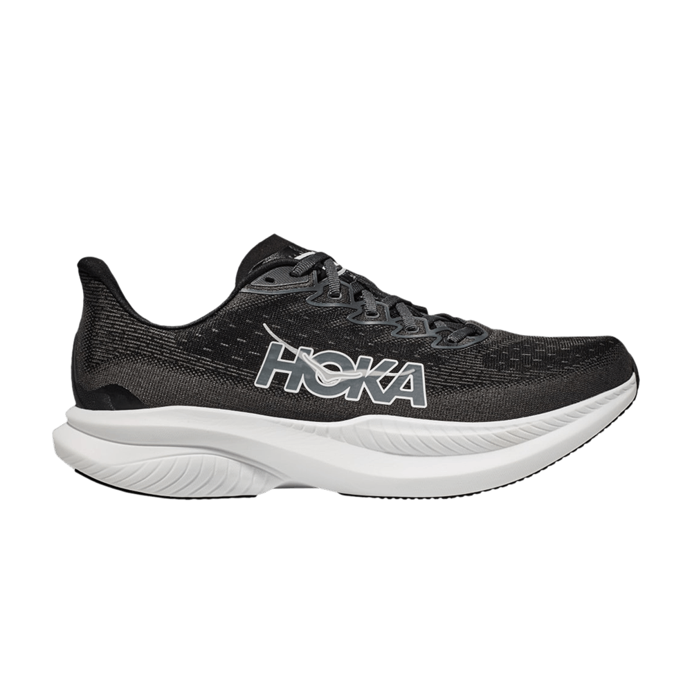 Hoka Wmns Mach 6 Wide 'black White'
