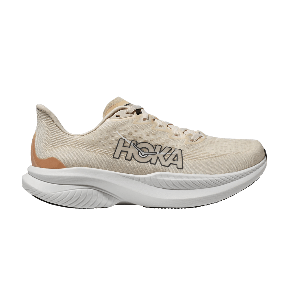 Hoka Wmns Mach 6 Wide 'eggnog Vanilla'
