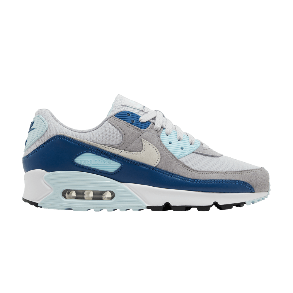 air max 90 blue grey white