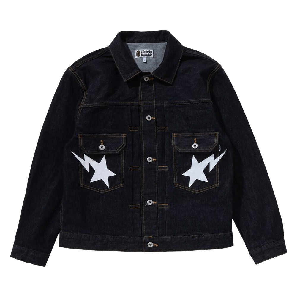 Buy BAPE STA Denim Jacket Type-02 'Indigo' - 1K30 140 002 INDIGO