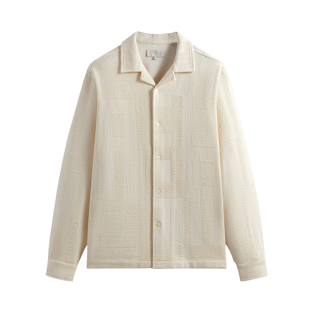 Buy Kith Geometric Knit Cohen Shirt 'Skill' - KHM031839 972 | GOAT