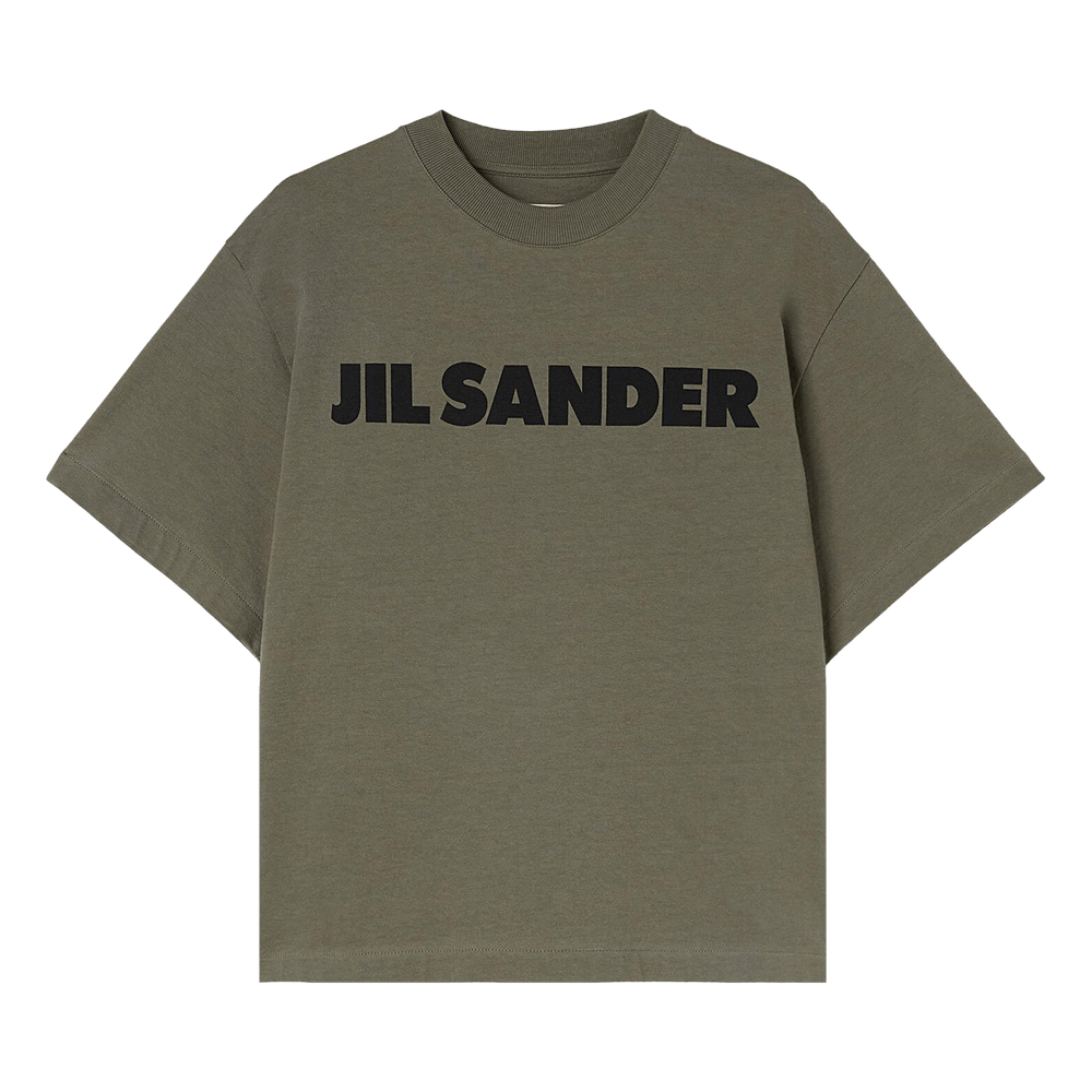 Buy Jil Sander Logo T-Shirt 'Olive' - J02GC0001 J20215 312 | GOAT