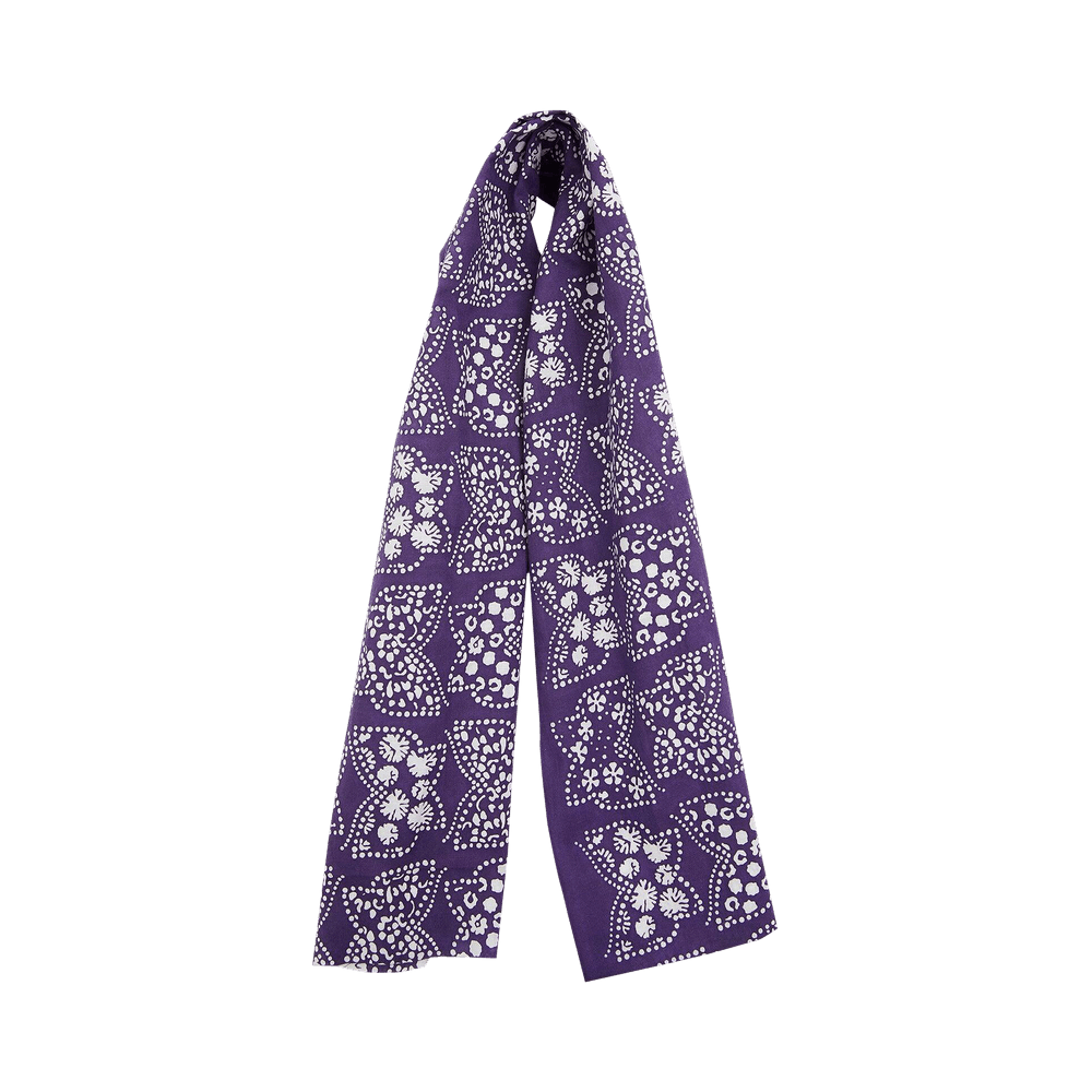 NEEDLES｜ (Tenugui Bandana Kiriko - PURPLE (QV044)) Buy Needles Tenugui Bandana 'Purple' - OT044 PURP | GOAT