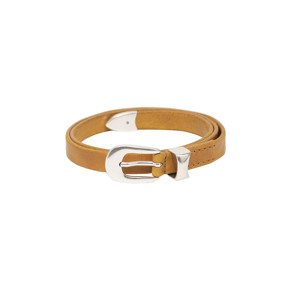 OUR LEGACY｜BELTS (2 CM BELT SAFFRON LEATHER (A22482S)) Our Legacy - sAFRON LEATHER 2CM BELT – LE LABO STORE