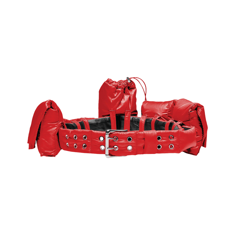 Buy Aris Tatalovich Puffer Cargo Belt 'Red' - ATFW23A01 RED