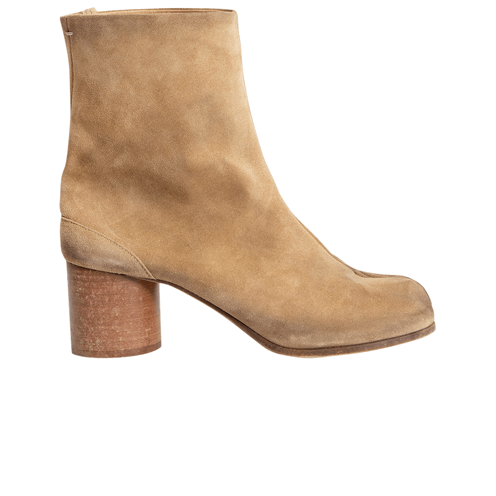 靴 Maison Margiela 38,5 cm Maison Margiela S58WQ0125 TABI Yellow Rubber Lace Up Shoes