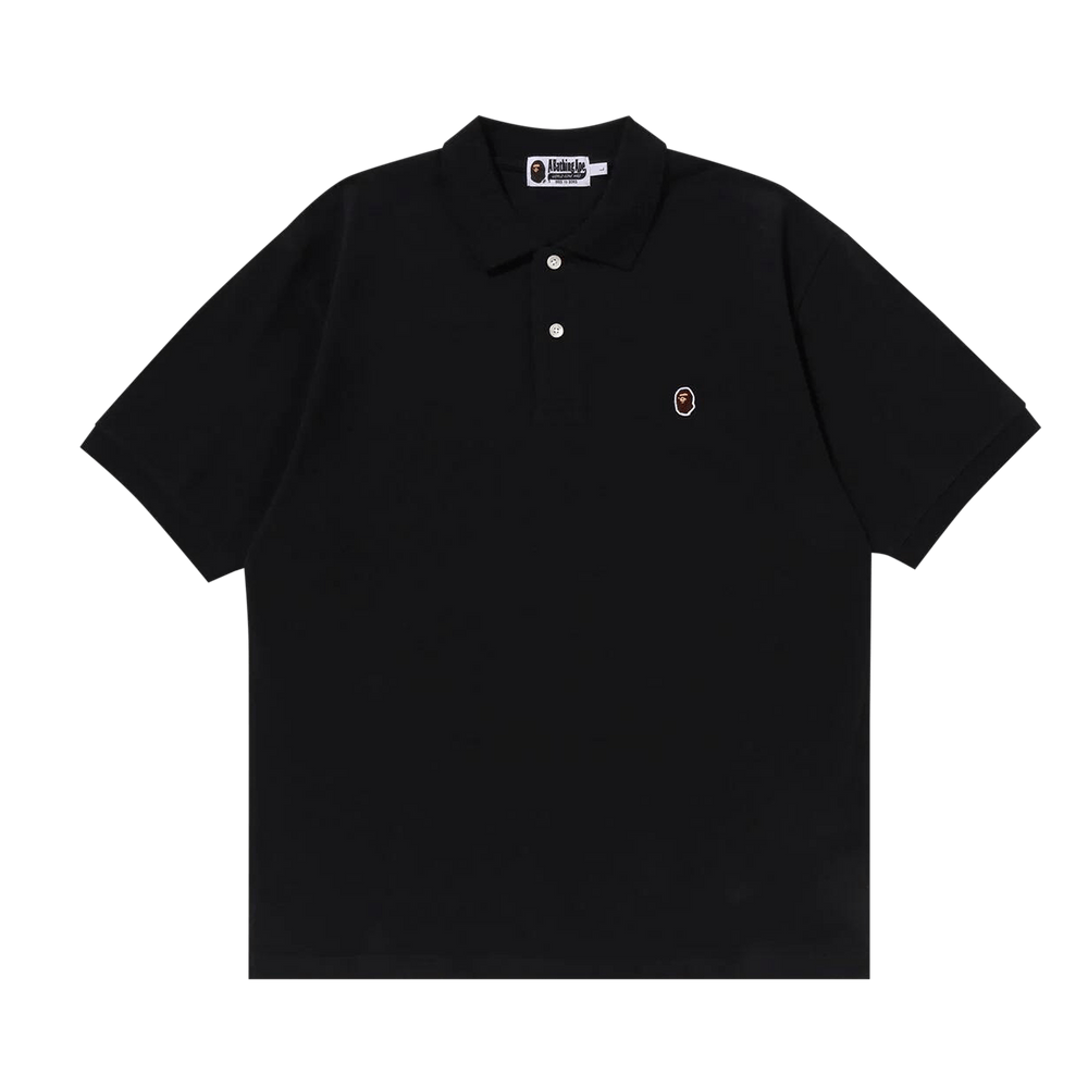 Buy BAPE One Point Relaxed Fit Polo Shirt 'Black' - 1K25 112 001