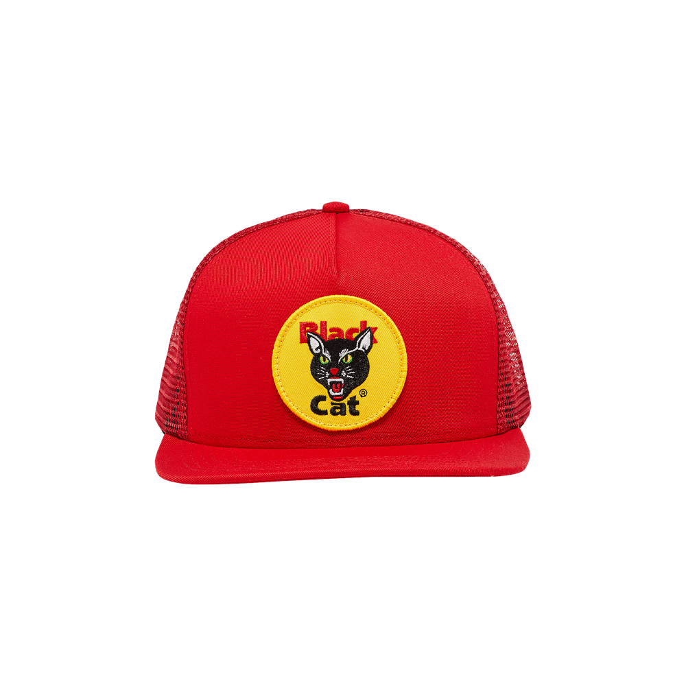 Buy Supreme Black Cat Mesh Back 5-Panel 'Red' - SS24H40 RED | GOAT
