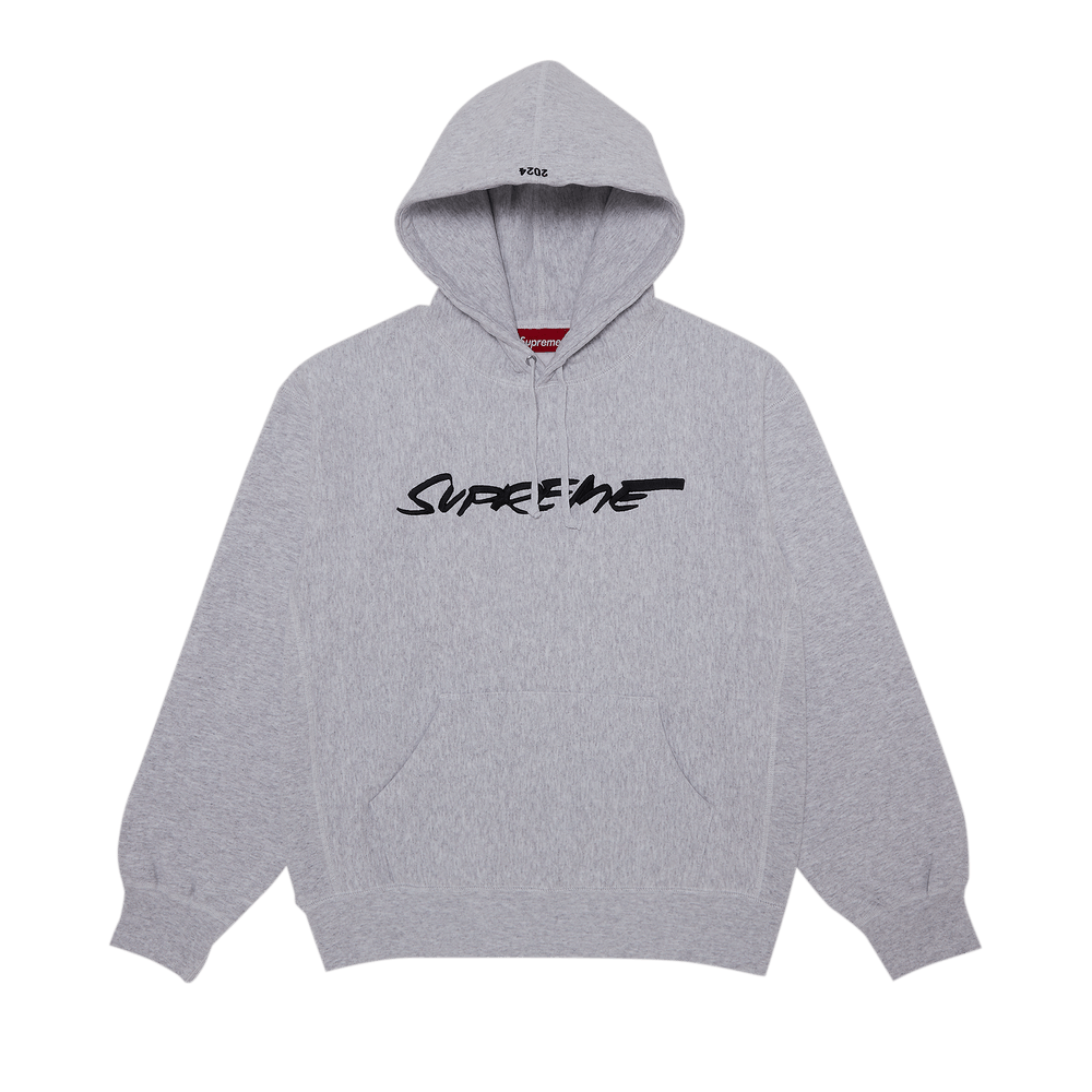 Grey supreme hoodie on sale