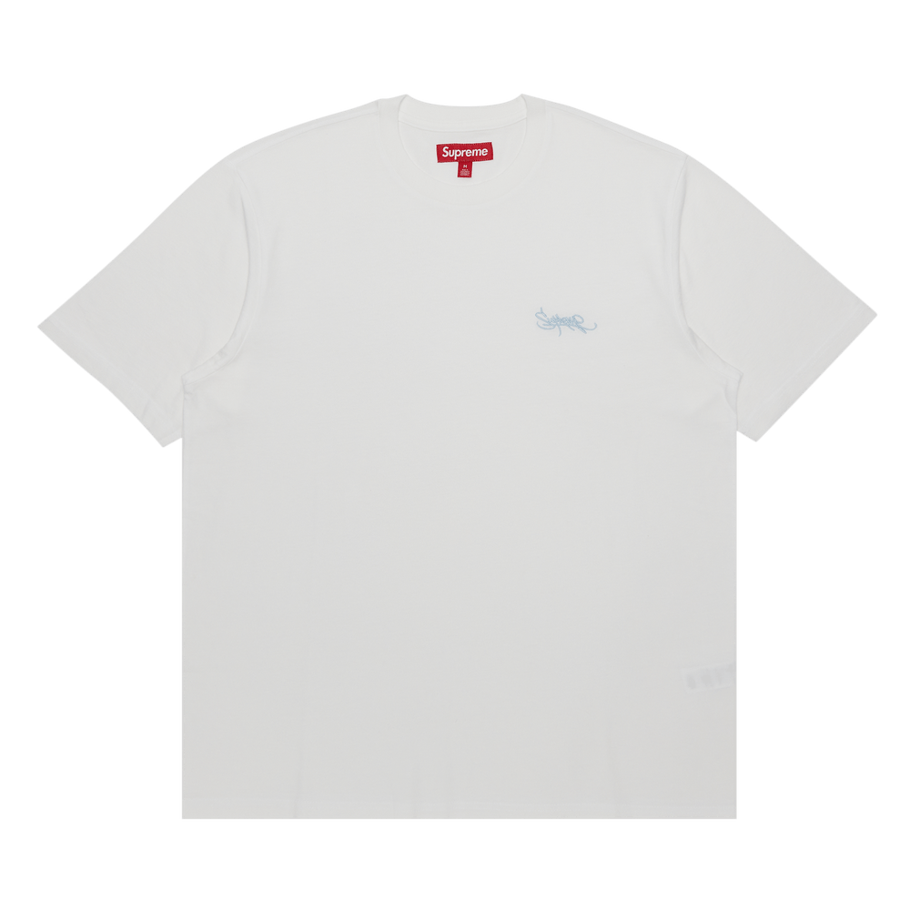 Buy Supreme Washed Tag Short-Sleeve Top 'White' - SS24KN27