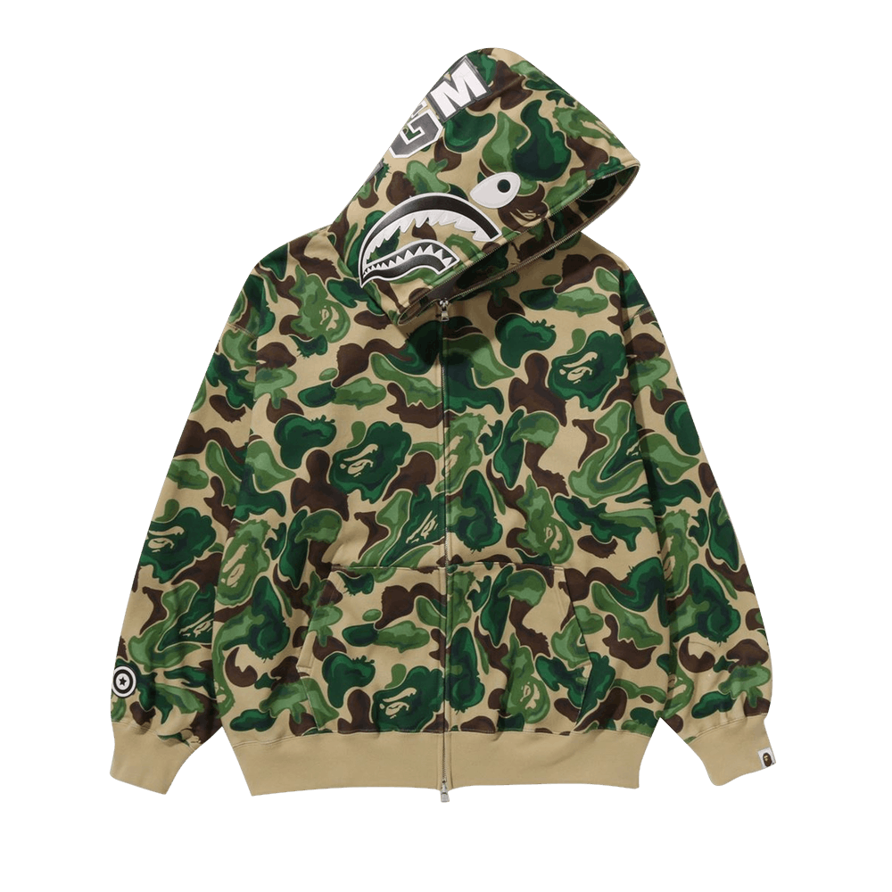 Buy BAPE Art Camo Shark Hoodie Green 1J80 115 055 GREEN GOAT CA