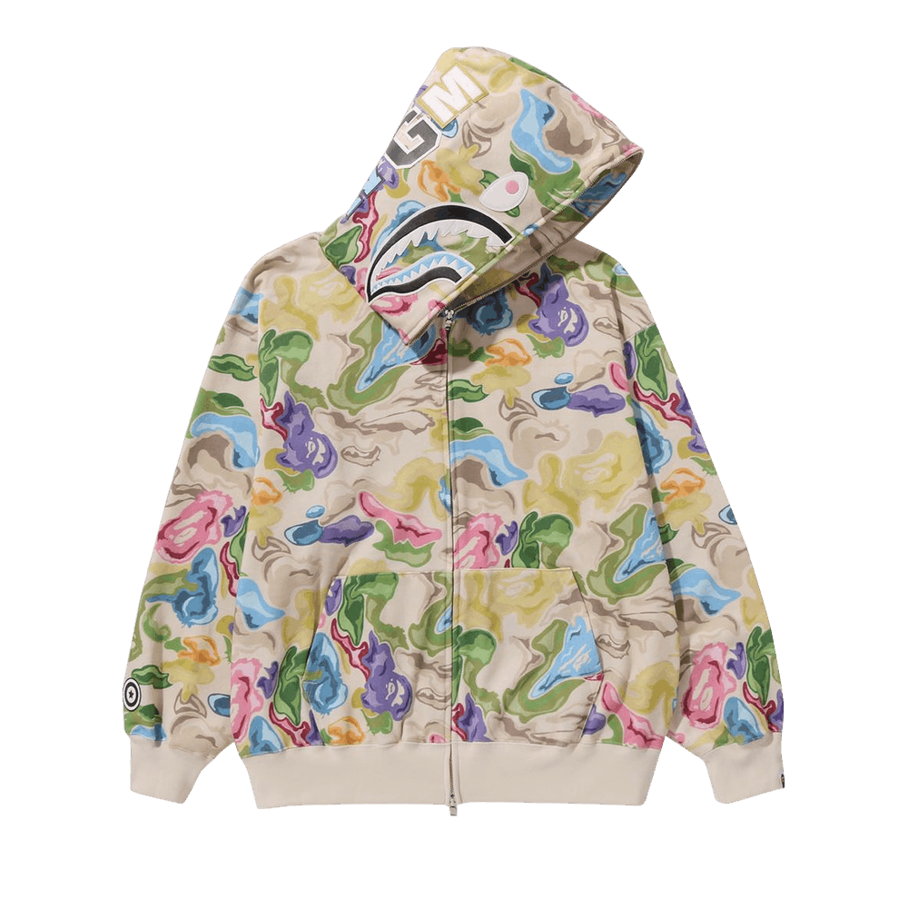 Buy BAPE Art Camo Shark Hoodie Multicolor 1J80 115 055 MULTICOLOR GOAT