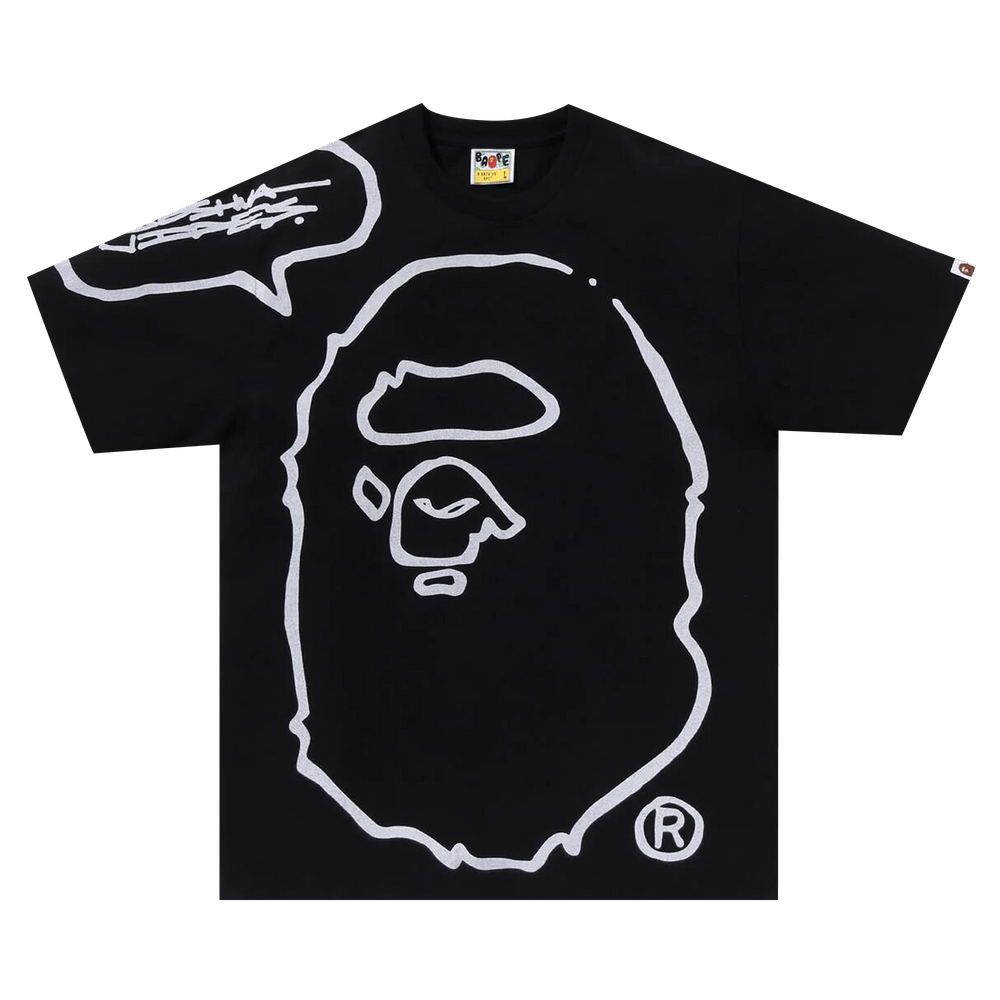 ホットなアイテム、ホットな節約 - 'Black' Tee Head Ape Vides Joshua x BAPE Buy 1J73 913 110 トップス