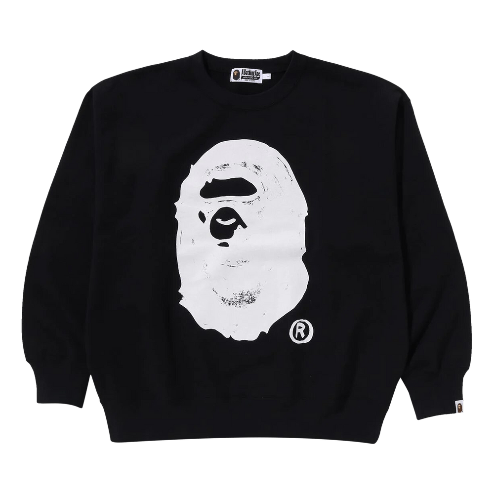 Buy BAPE x Joshua Vibes Ape Head Crewneck 'Black' - 1J73 113