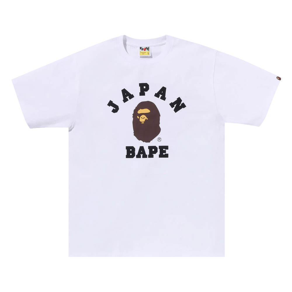 Buy BAPE Japan College City Tee 'White' - 1K22 110 018 WHITE
