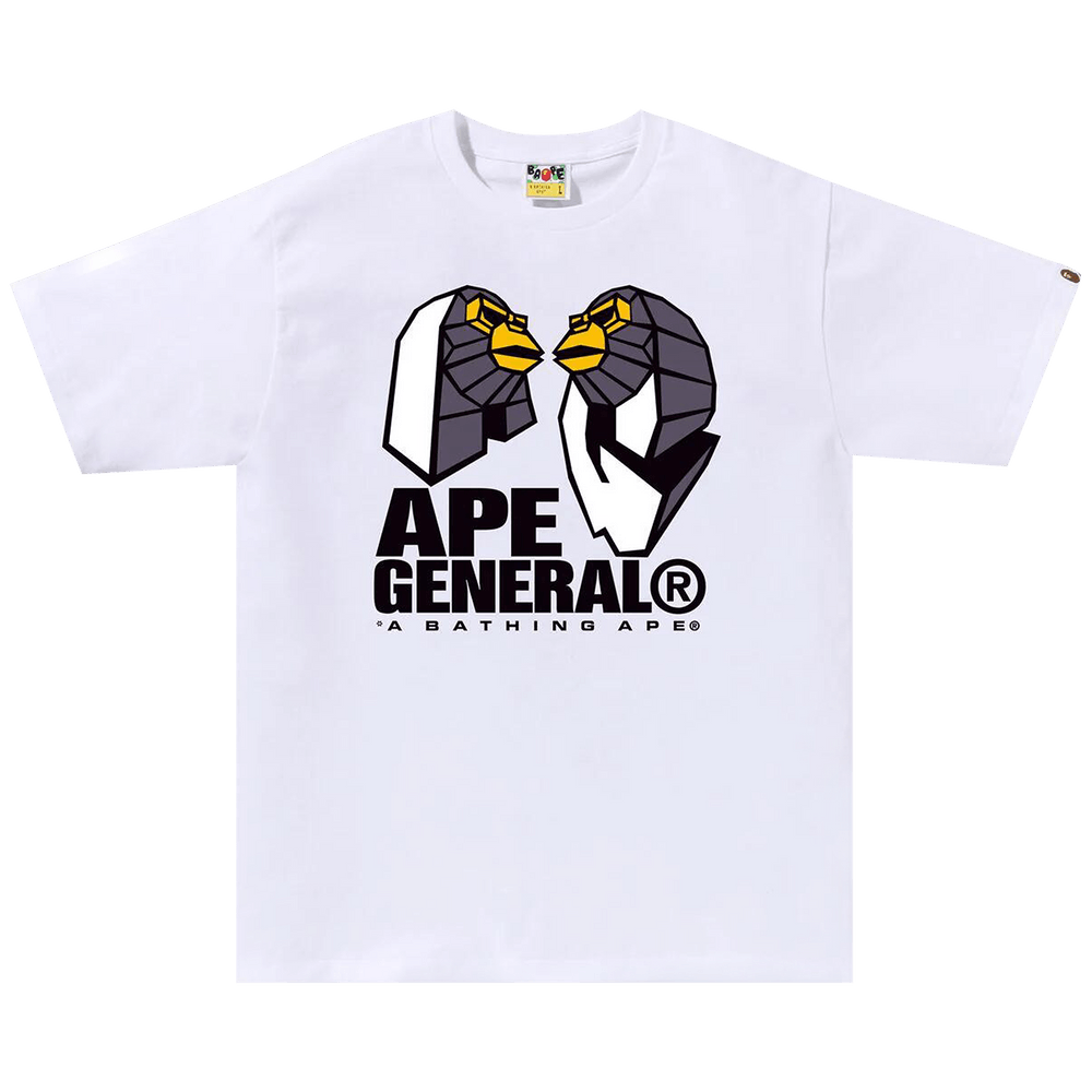 Bape Ape General T-Shirt White Price in India | Culture Circle